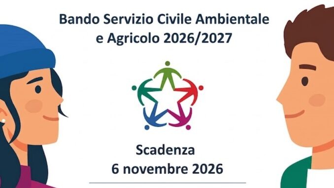 SERVIZIO CIVILE AMBIENTALE 2026 | Progetto “GREEN GENERATION